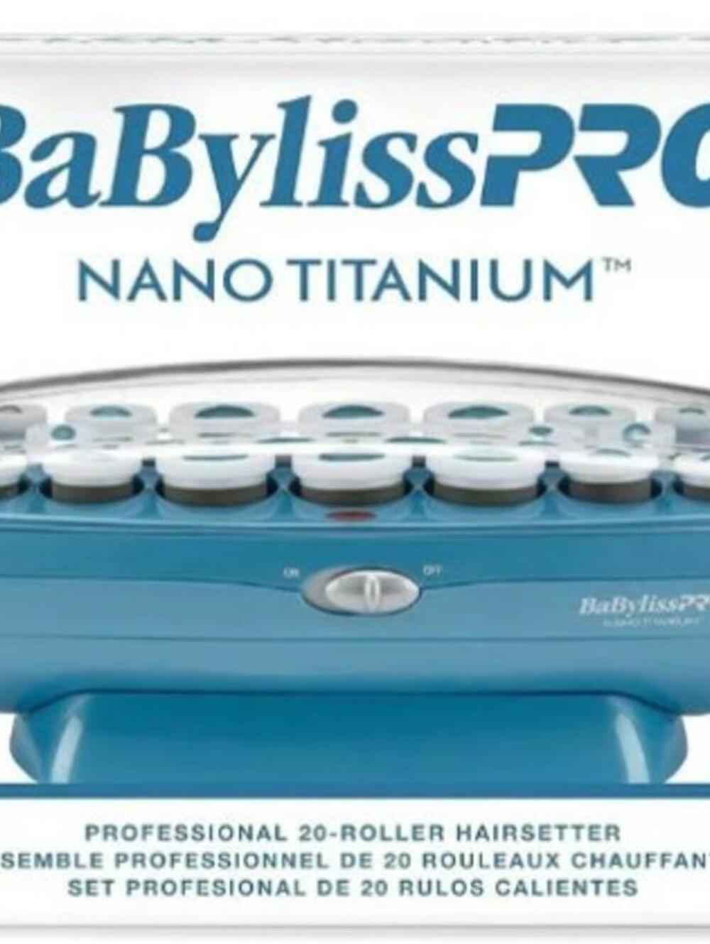 Used - BaBylissPRO Nano Titanium Hot Rollers, 20 Rollers